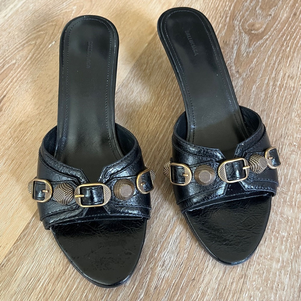 Balenciaga Le Cagole Heeled Sandals